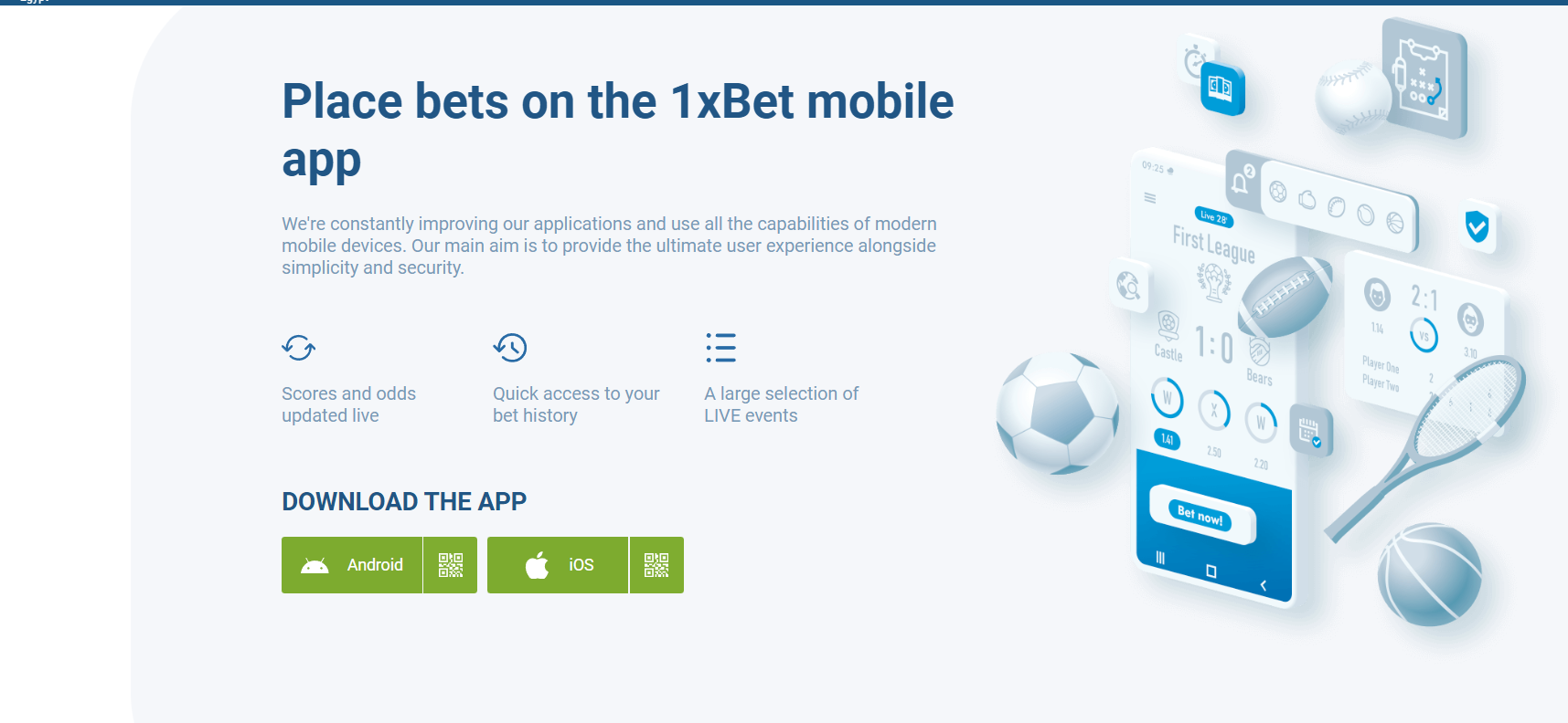1xBet Android App