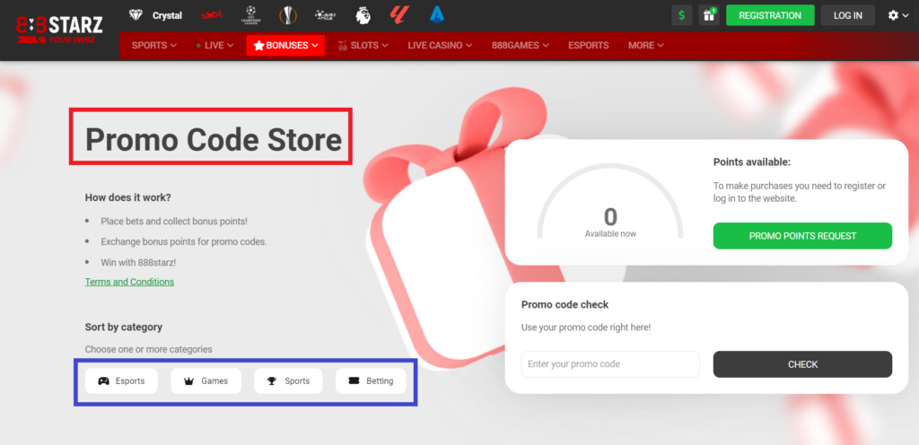 Promo Code Store with More Incentives