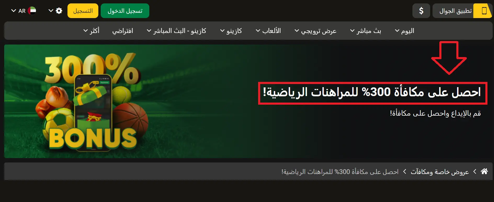 البونصات والعروض الترويجية للاعبين في مصر البونصات والعروض الترويجية للاعبين في مصر