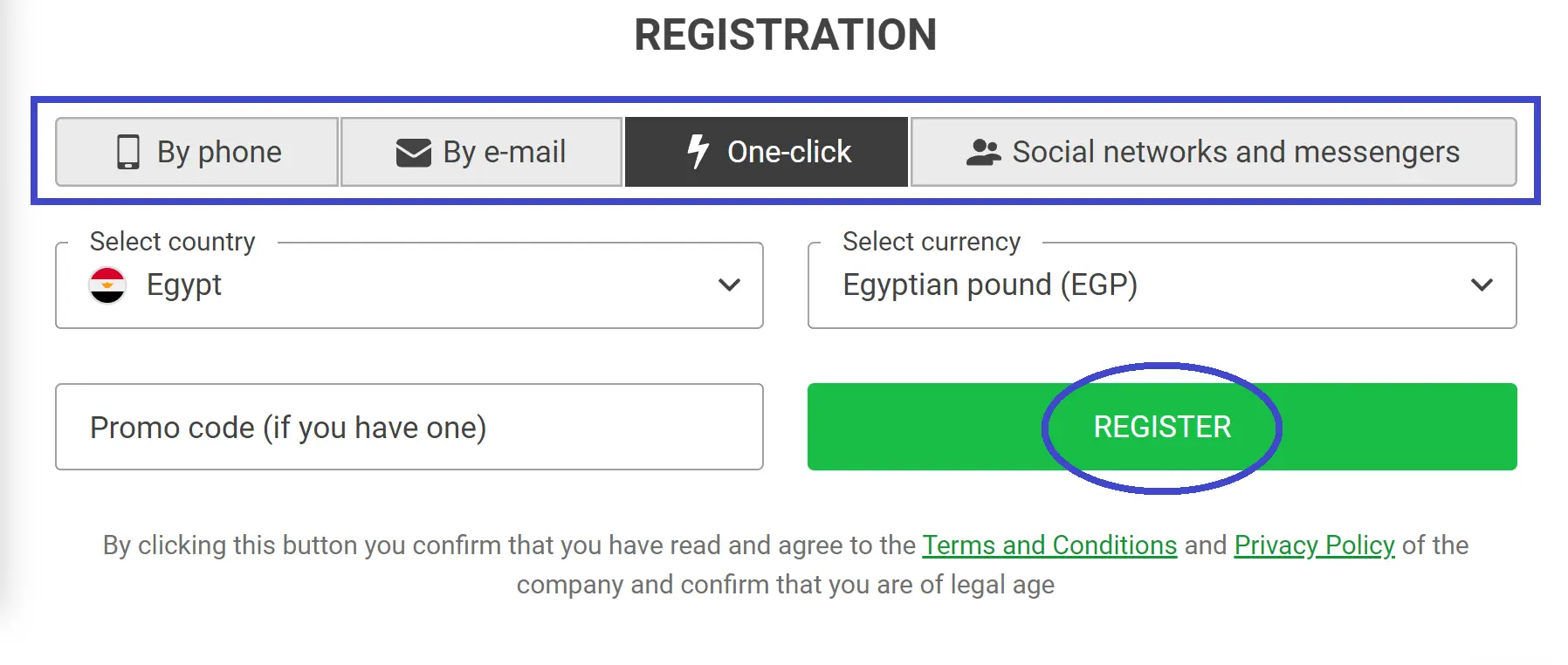Registration and Login Registration and Login