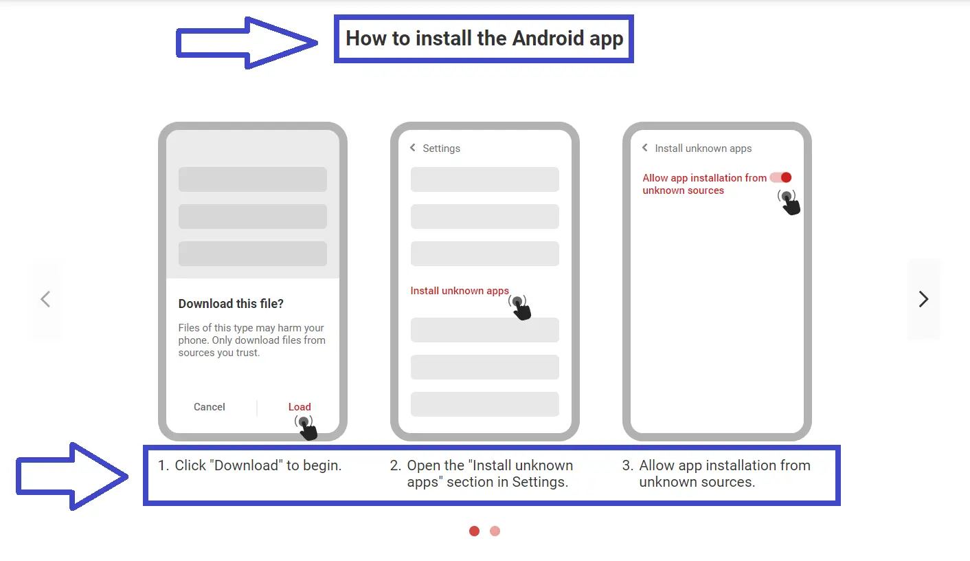Downloading the XPariBet Mobile Application Downloading the XPariBet Mobile Application